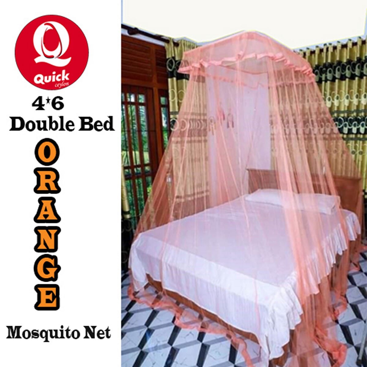 Mosquito Net 4*6 Quick (Double Bed) Daraz.lk