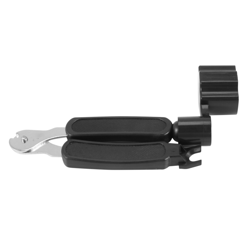ARELENE 2X Black 3 in 1 Multifunction Guitar String Winder String Cutter Pin Puller. 