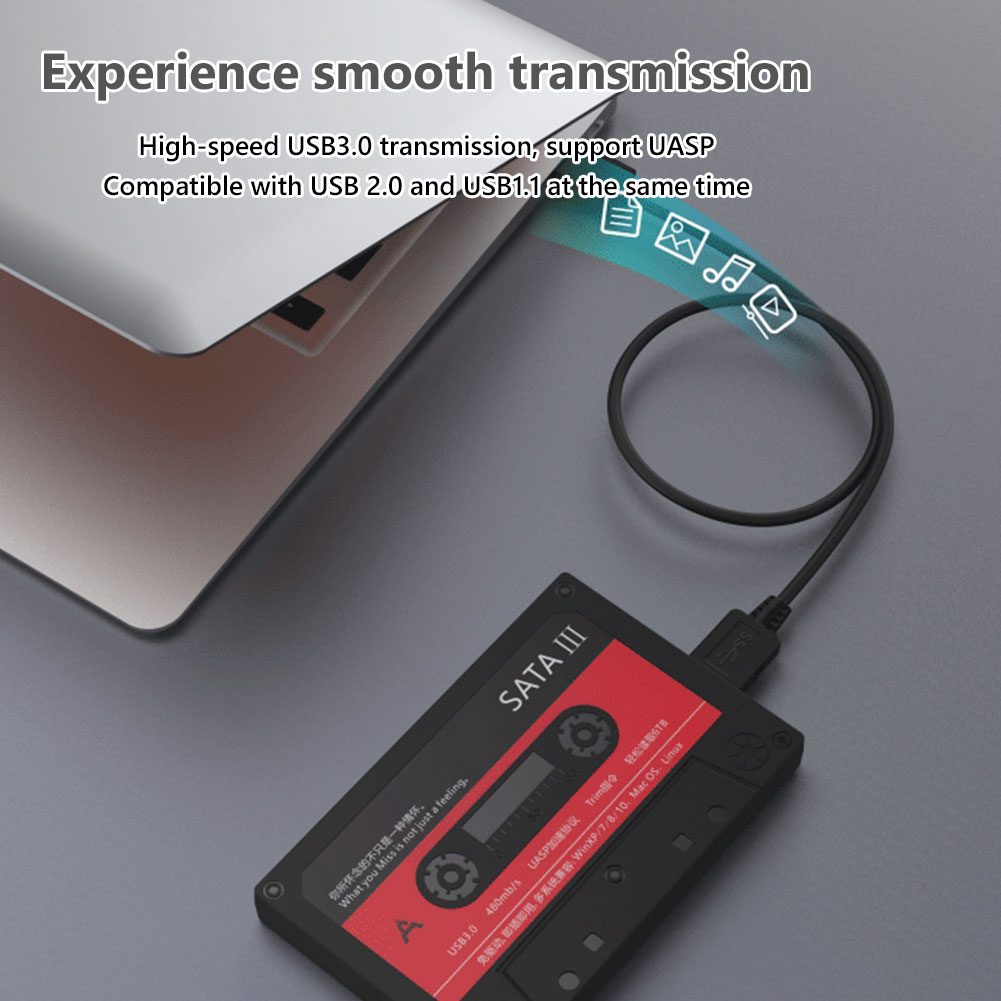 【China 】 HDD Enclosure SSD External Hard 2.5 USB 3.0 SATA to USB Disk 6Gbps Solid Disk Hard Notebook PC. 