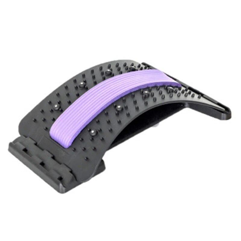 Magnetotherapy Back Stretcher Adjustable Back Cracker Massage Waist Neck Fitness Lumbar Cervical Spine Support Pain Relief. 