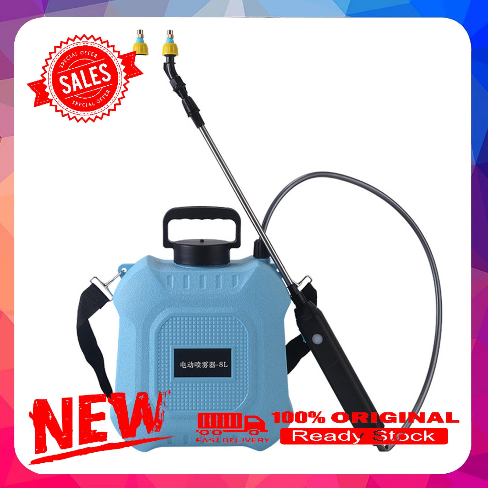 Battery Powered Garden Sprayer Usb Rechargeable Electric Sprayer 2 Gallon Backpack with Telescopic Wand for Garden Lawn Care 3 Spray Modes Portable Easy to Use Flower Waterer