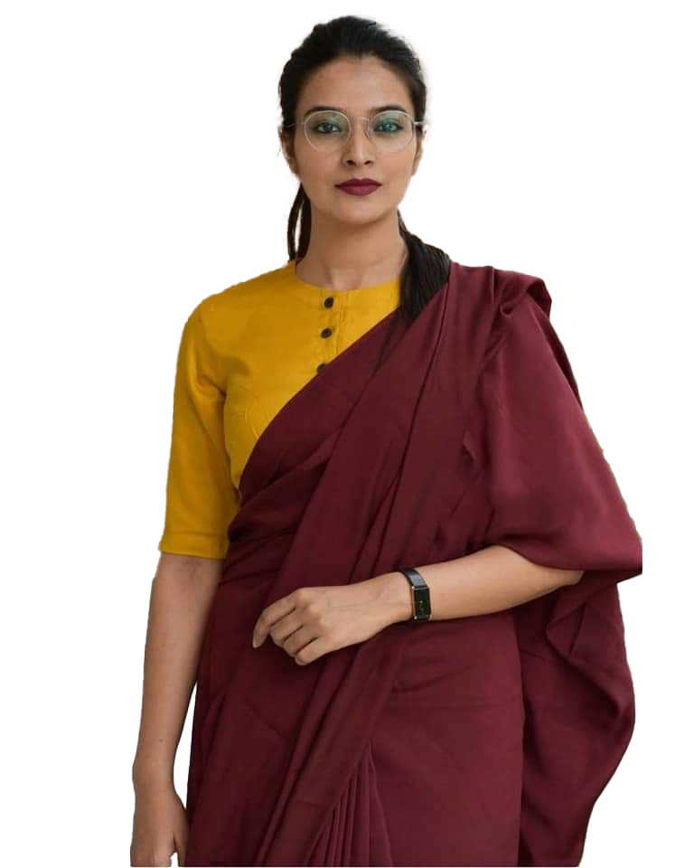 Office Saree With jacket Piece Daraz.lk