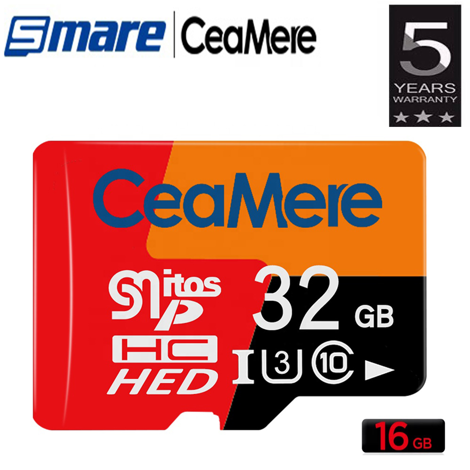 CeaMere HED High Endurance Class 10 U3 Micro SDHC SDXC 16GB 32GB 64GB 128GB 256GB Memory Card Micro SD TF Card