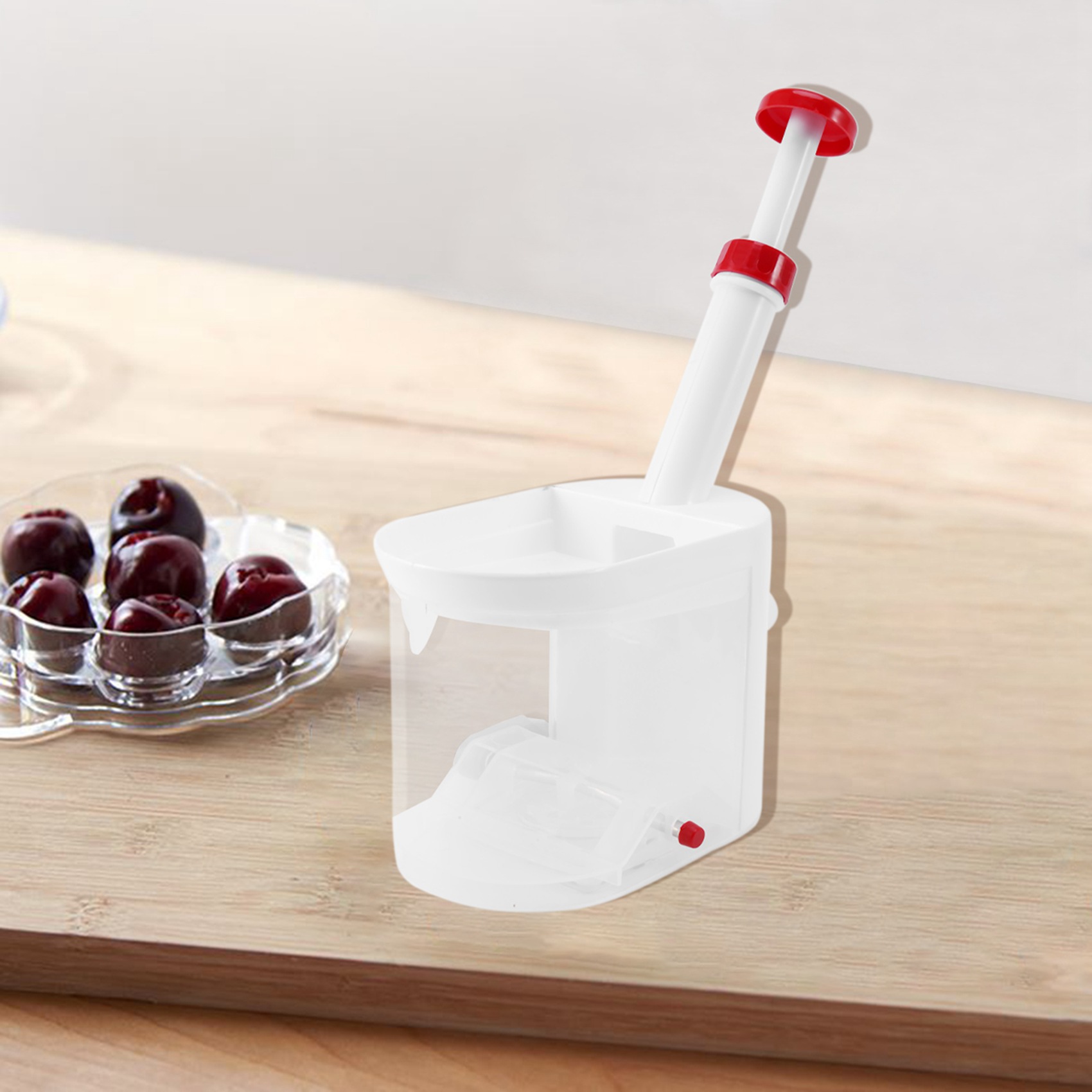 Quanbu Easy Cherry Pitter Container Cherry Seed Remover Machine Cherry Pitters Olive Pitter Fruit Vegetable Tools Kitchen Gadgets Buy Sell Online Best Prices In Srilanka Daraz Lk