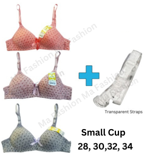 Padded Bra Womens Small Cup Bra Non wired Full Cup Comfortable Girls Brassiere Ladies Bra Teen Bra