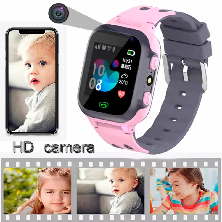 Kids safety smart online watch