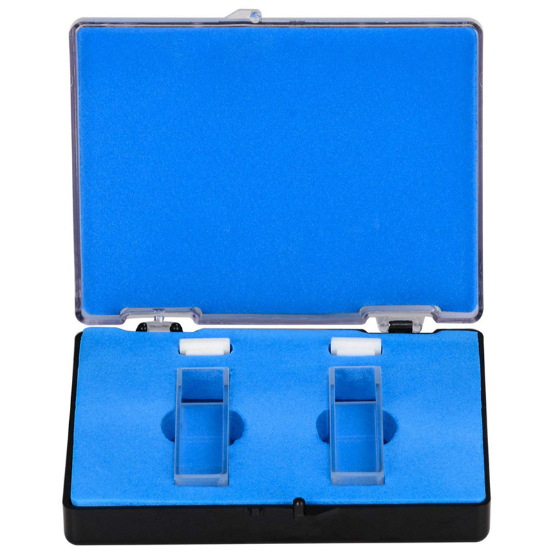 Quartz Cuvette,Spectrophotometer Cuvettes 10 mm Path Length, 45mm Height, 3.5 ML Capacity - 6 PCS