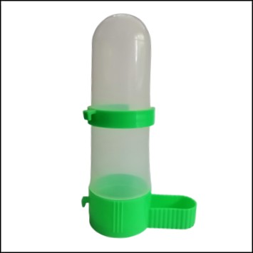 Dual purpose Bird Feeder Water and Container Food Dispenser Hanging in Birds Cage for Parrots Budgie Cockatiel (Random Colour). 
