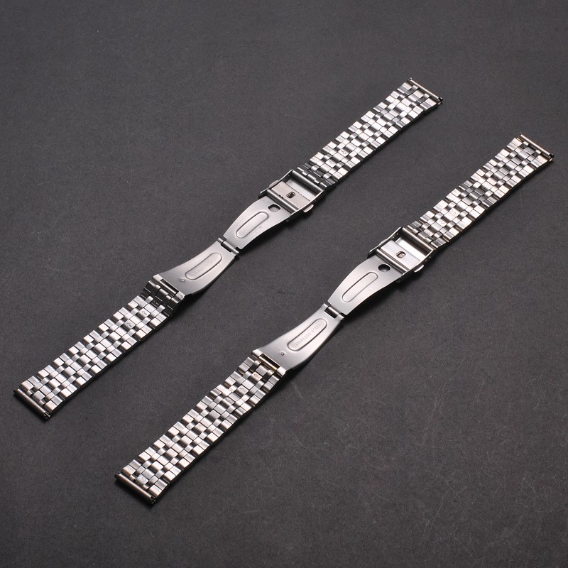 Stainless-Steel Strap Band for Watches and Smart watches  –  Silver - 22mm. 