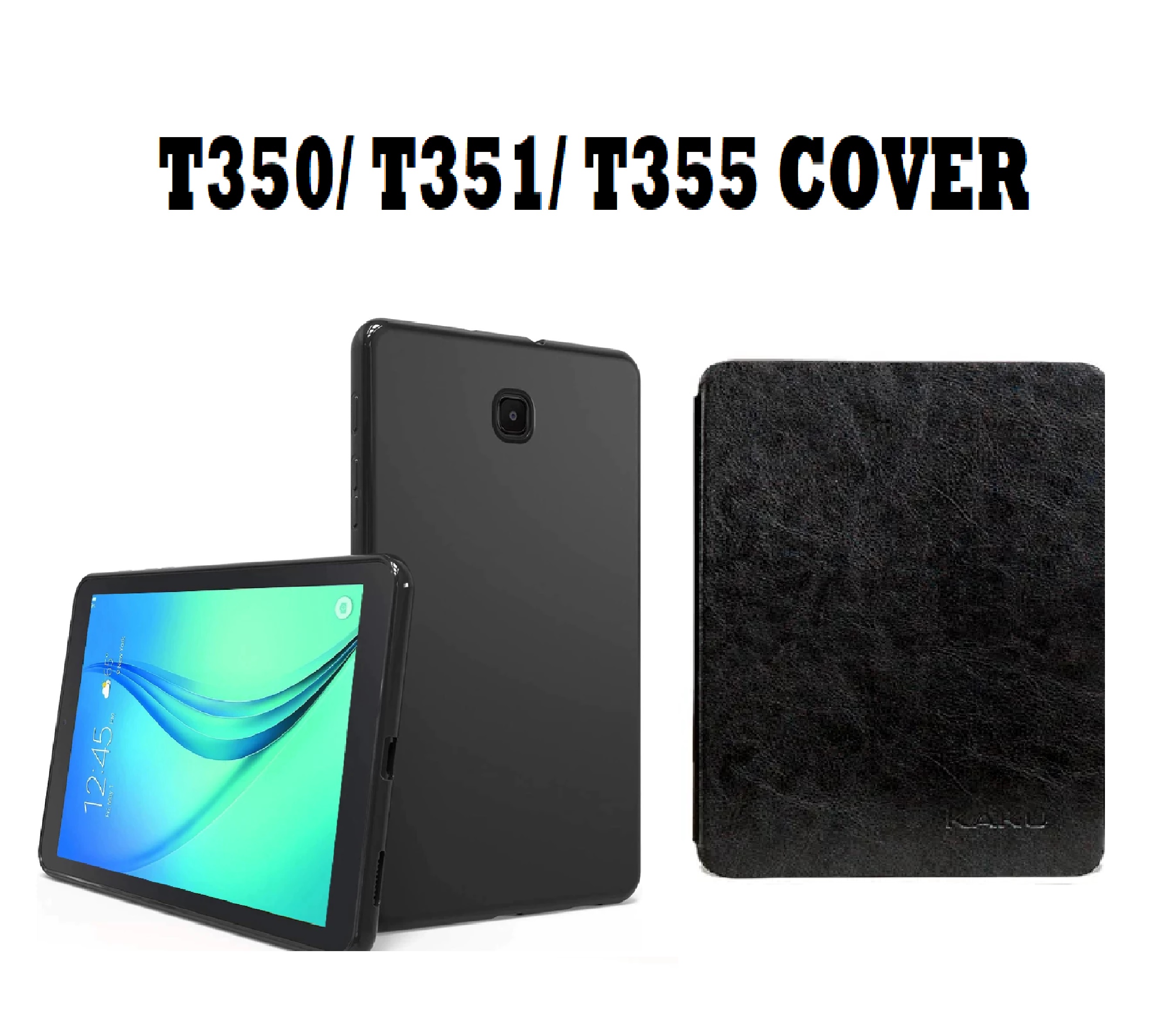 Samsung Galaxy Tab A 8.0 KAKU T350/T351/T355 Cover - Black