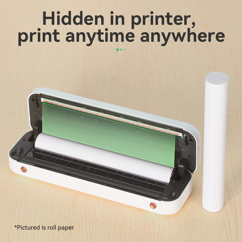PeriPage Thermal Paper Folded A4 210mm 65gsm for A40 Thermal Printer Fax Machine 3 Years Long Lasting Quick Dry Writing Type. 