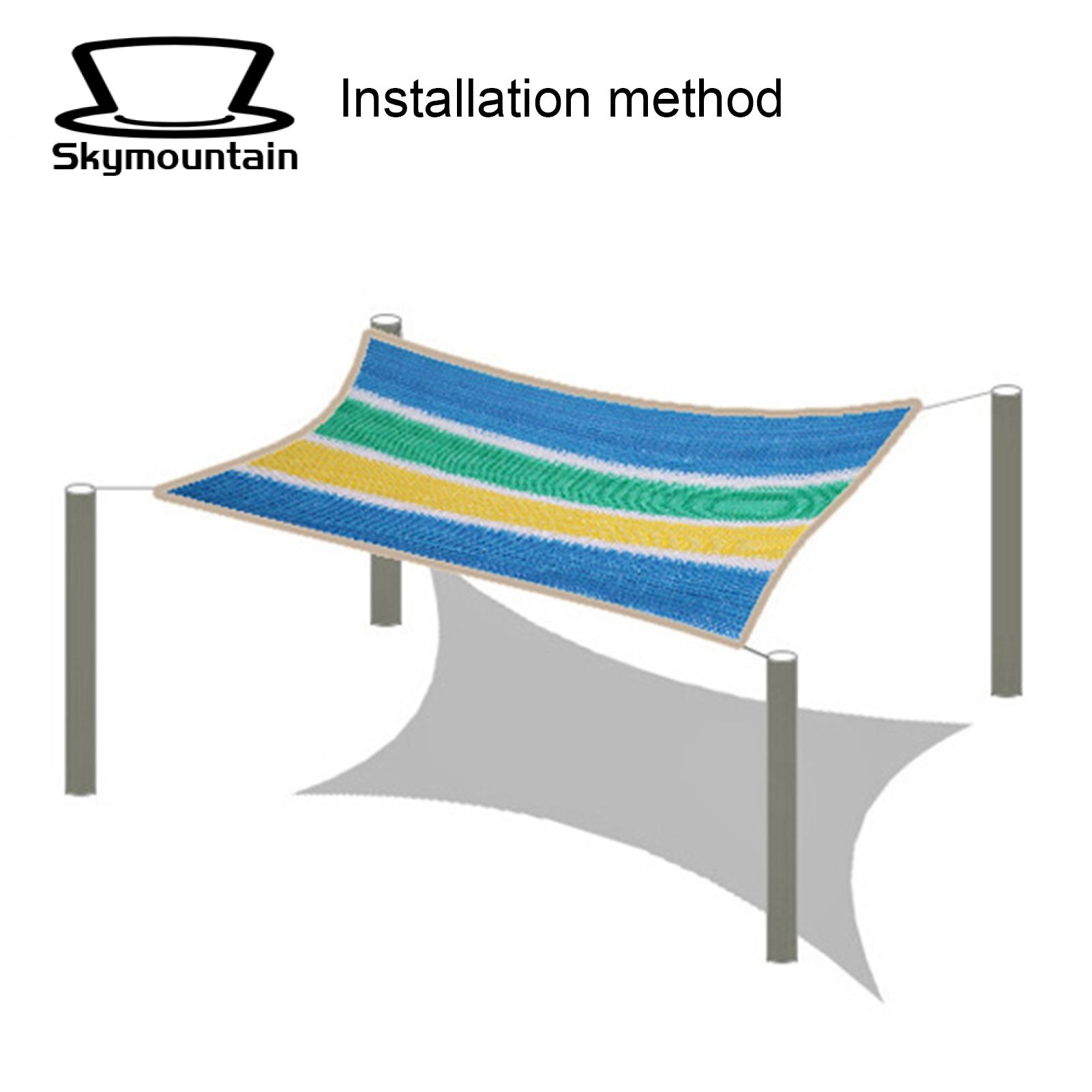 Patio Shade Cover Waterproof Uv Block Sun Shade Canopy for Swimming Pool Garden Easy Installation Anti-aging Sun Protection Awning Sunscreen Net Awning. 