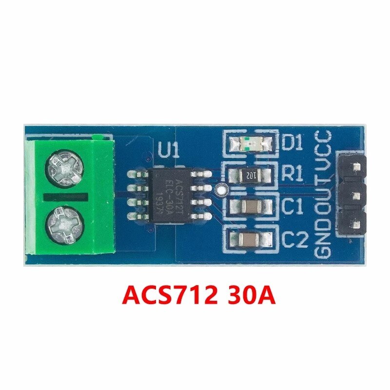 ACS712 5A 20A 30A Range Hall Current Sensor Module For Arduino ACS712 ... image.