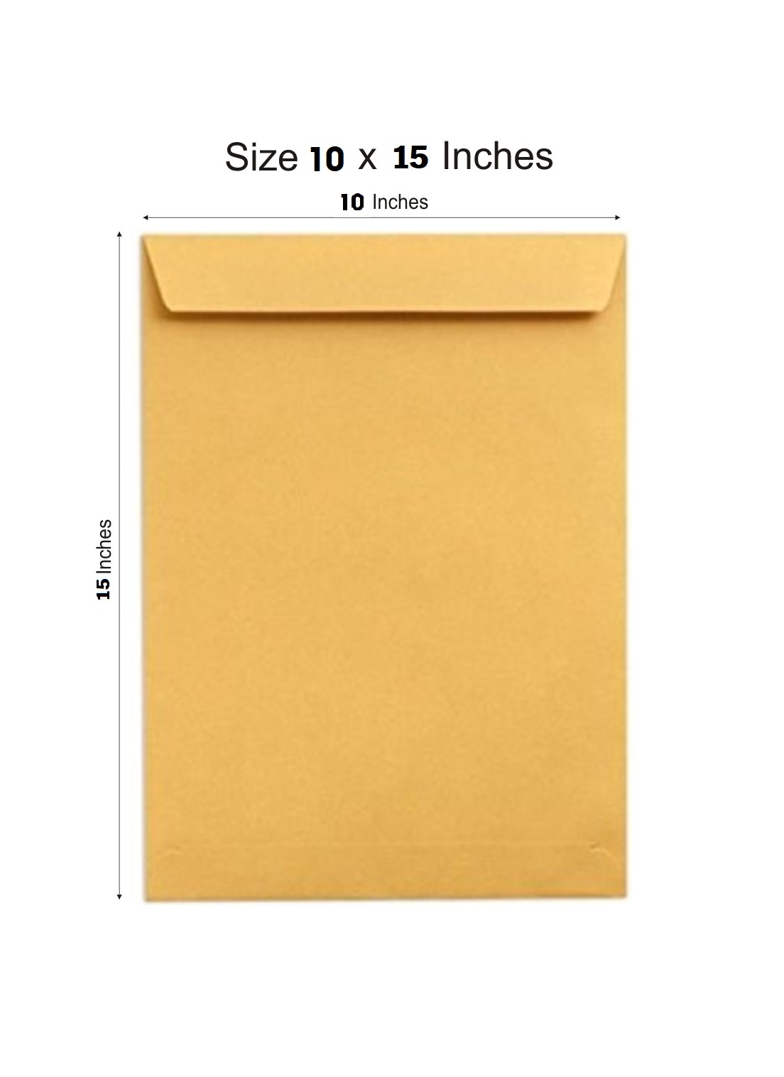 legal Size Paper Envelope 10 x 15 inches - 50 / 10 Pieces