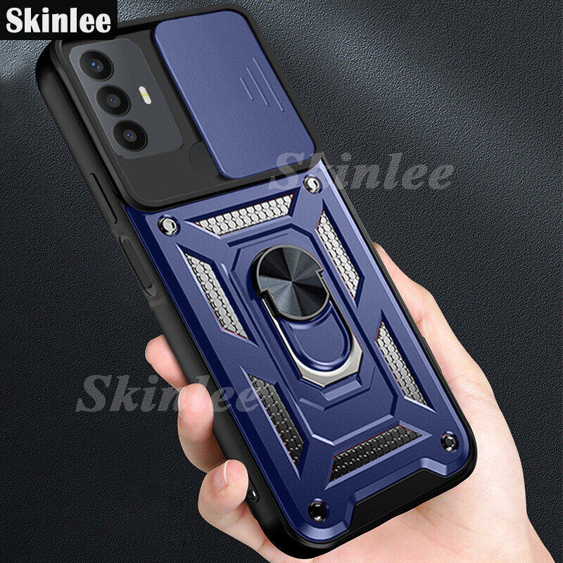 Phone Case for Sharp Aquos V6 plus Back Cover Hard Armor Shockproof Camera Protection Handphone Casing for Sharp Aquos V6 + Phone Cases Navigation Holder Ring Cover. 