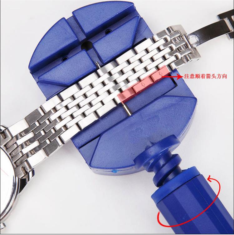 【ZIME】ELENXS Watch Band Link Remover Wrist Bracelet Strap Adjuster And 5 Pins Repair Tool Set. 