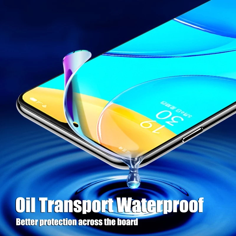 4PCS Hydrogel Film For Xiaomi Redmi Note 12 7 8 9 12C 10 Pro 9s 13T 11S 10S Poco F3 F5 X3 x5 Mi 10T 11T 11 Lite Screen Protector. 