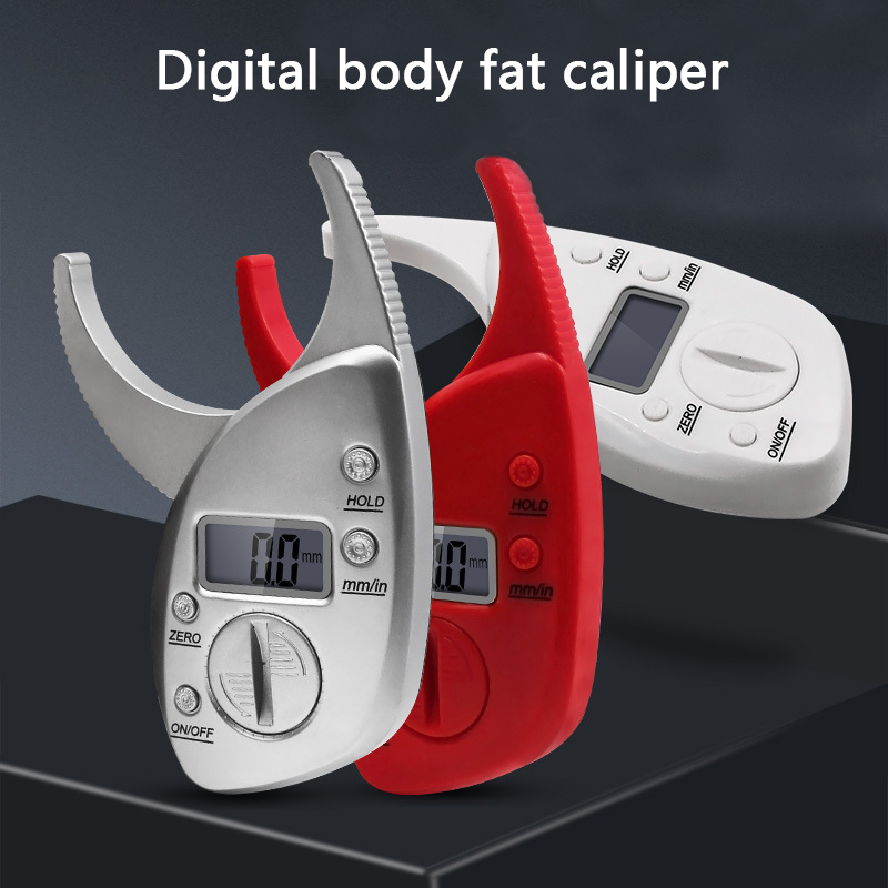 Digital Body Fat Skinfold Caliper Fold Analyzer Measurement Thickness Caliper. 