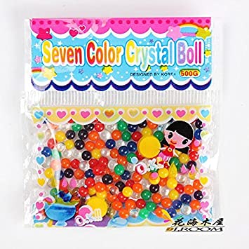 100 Pieces of Gardening Accessories DIY Magic Seven Color Crystal Boll perfect for terrariums or flower pots potted plants. 
