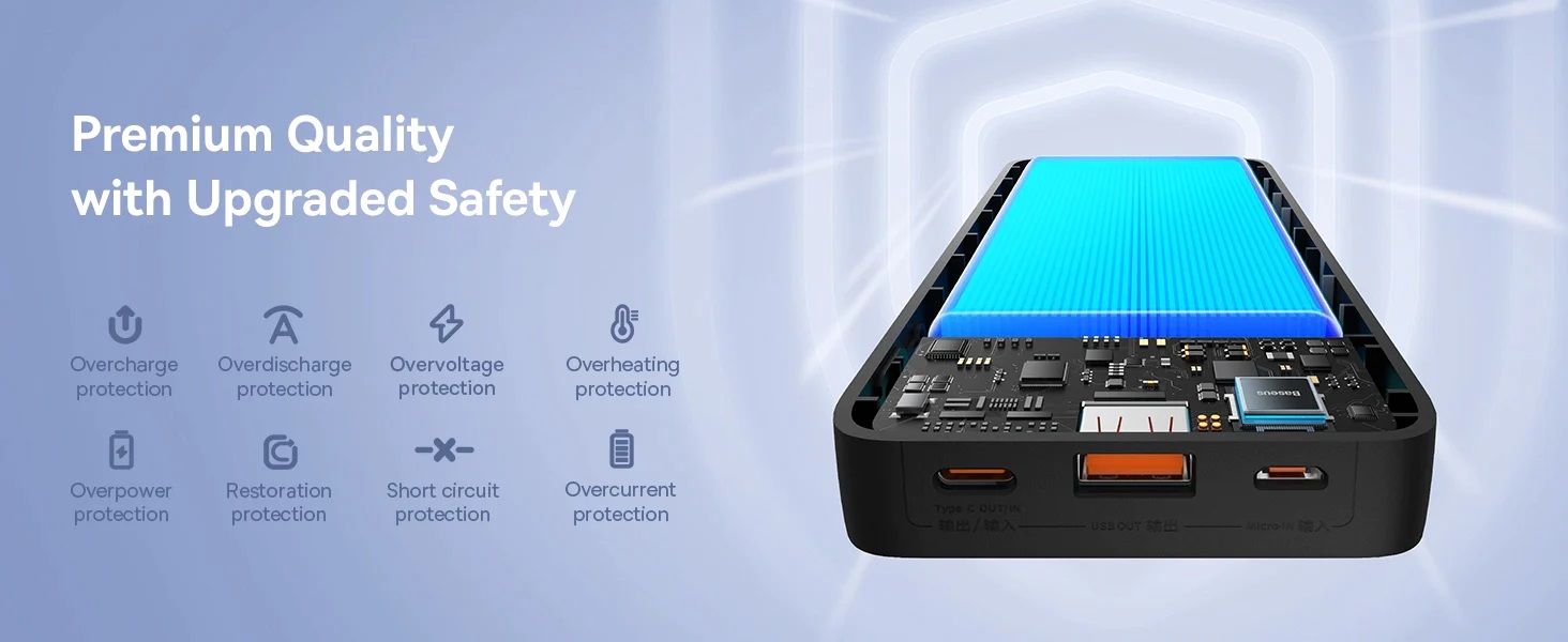 Baseus Airpow 20000mAh 20W Quick Charge Power Bank. 