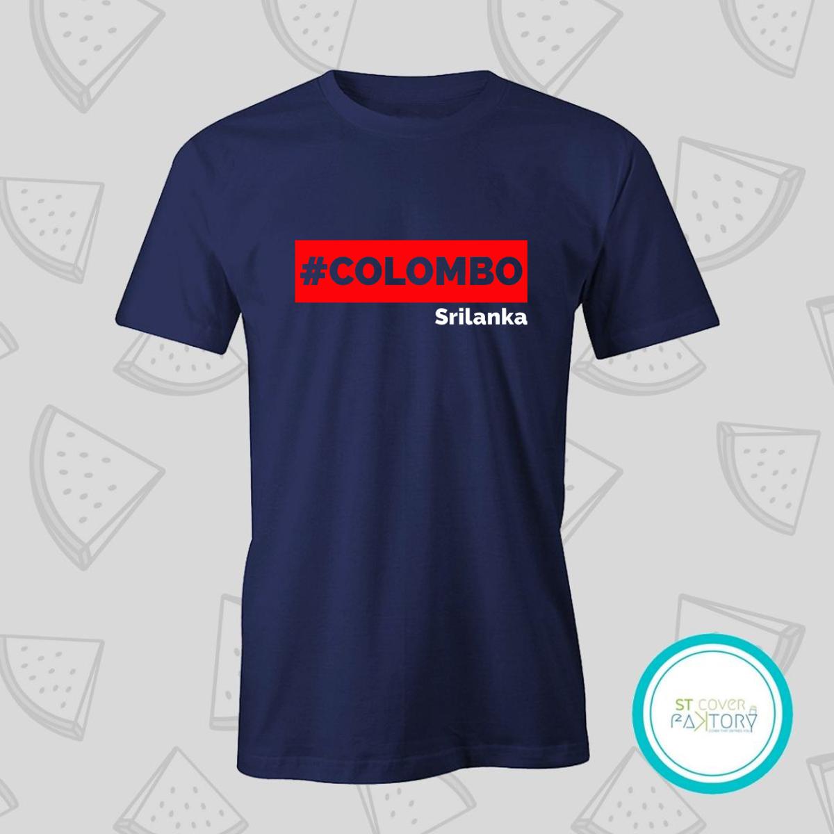 colombo blue Tshirt  unisex  men  women  tees  designer tees  crew neck  silver white  red  blue  black