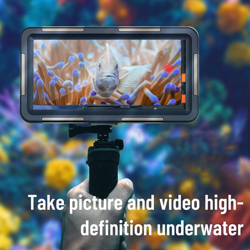 Submersible Waterproof Case for iPhone 13/12/11 Pro Max Waterproof Case, Underwater Case for Snorkeling Kayak Floating. 