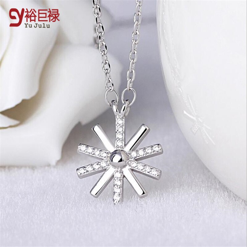 【ZOSR】Silver Sun Cross Flower Necklace Popular Female Descendants Sun Pendant with Chain Fashion Women Gold/Silver Plated Sunflowe. 