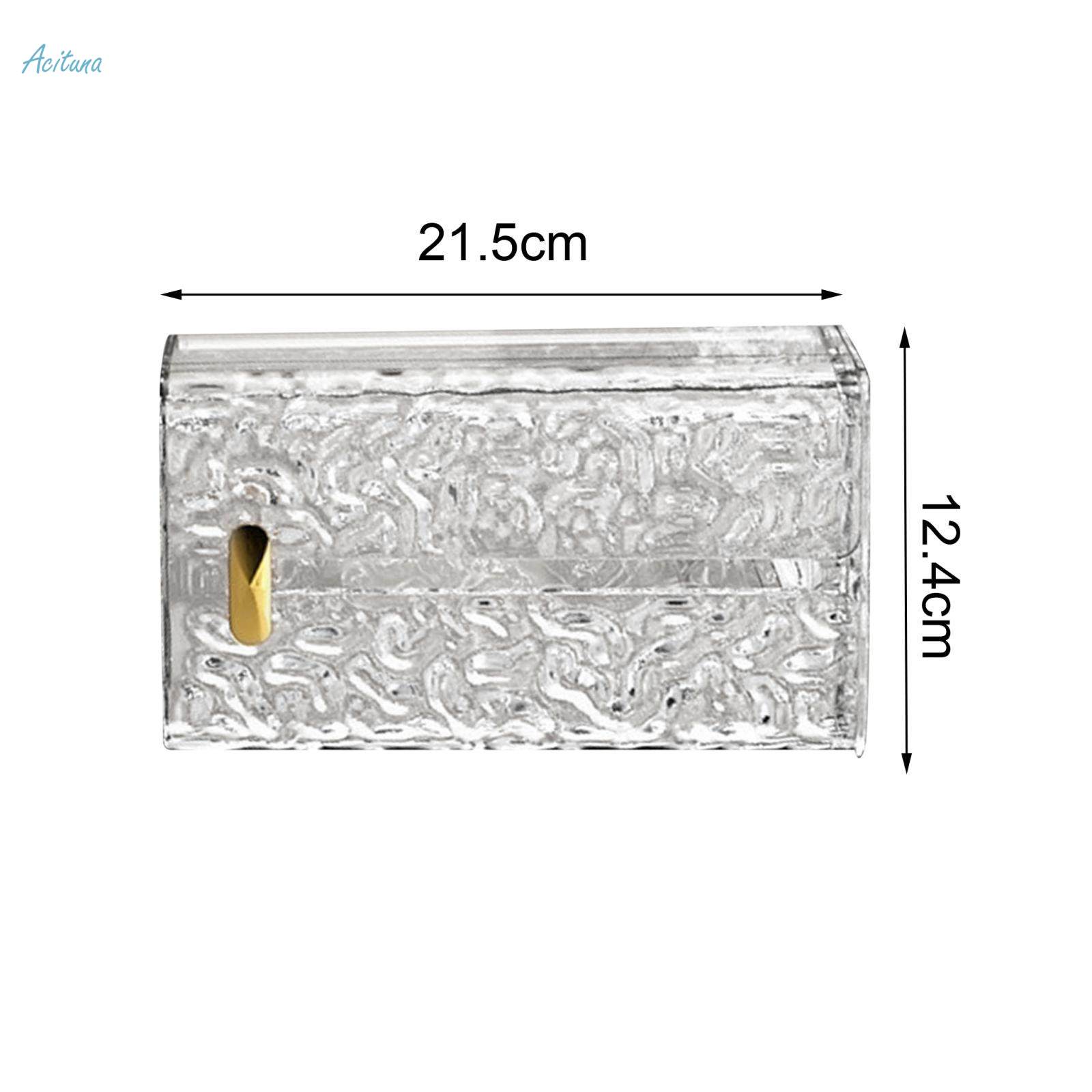 Tissue Box Holder Wall Mount Easy Install for Countertop Living Room. 