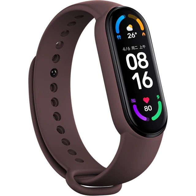 Xiaomi Mi Band 5 / 6 Smart Silicone Strap Bracelet Replacement Wrist Band Black White Durable and Comfortable Fit. 