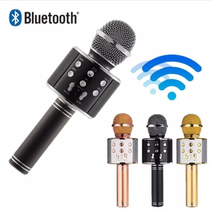 Karaoke Microphone with Speaker Wireless Mic Handheld Bluetooth