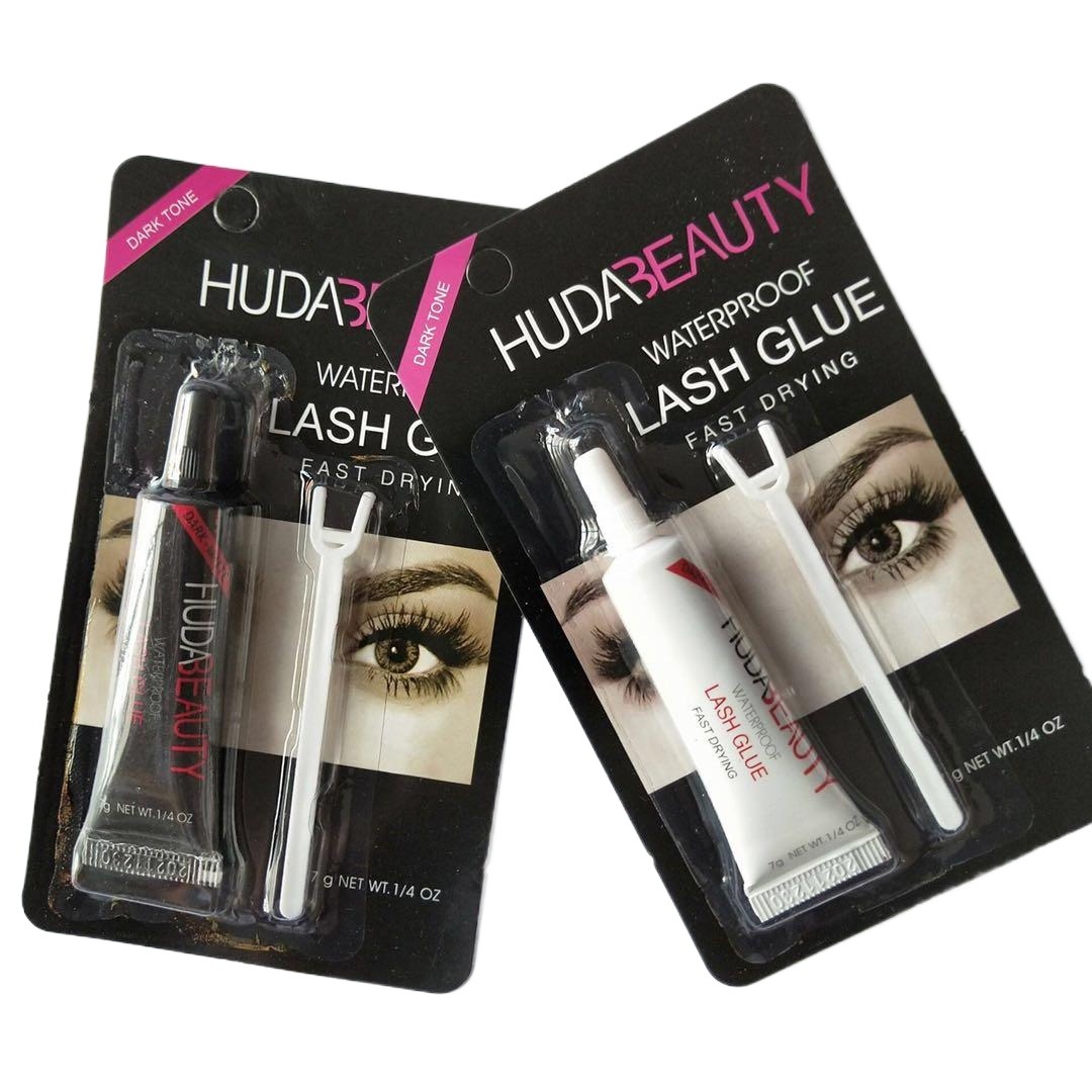 High Quality Huda Beauty Eye Lash Glue Waterproof Fast Drying Makeup First Copy