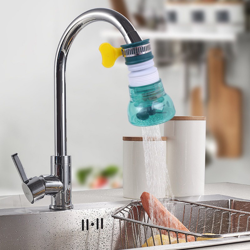 1Pc Universal Retractable Faucet Purifier Splash-Proof Tap Filter 360 Degree Rotation Filtration Shower Head Kitchen Accessories. 