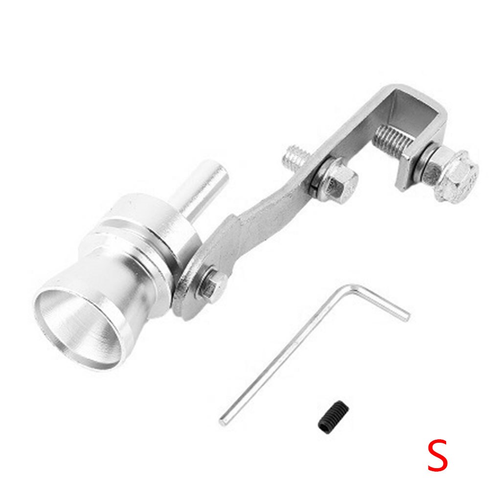 【Silver S】 Universal Sound Simulator Car Sound Whistle Vehicle Refit Exhaust Turbo Whistle Car Turb Muffler