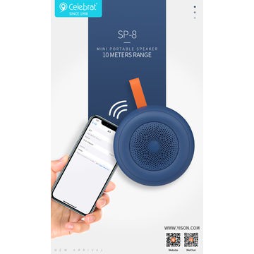 CELEBRAT Mini portable Wireless Speaker - SP8. 