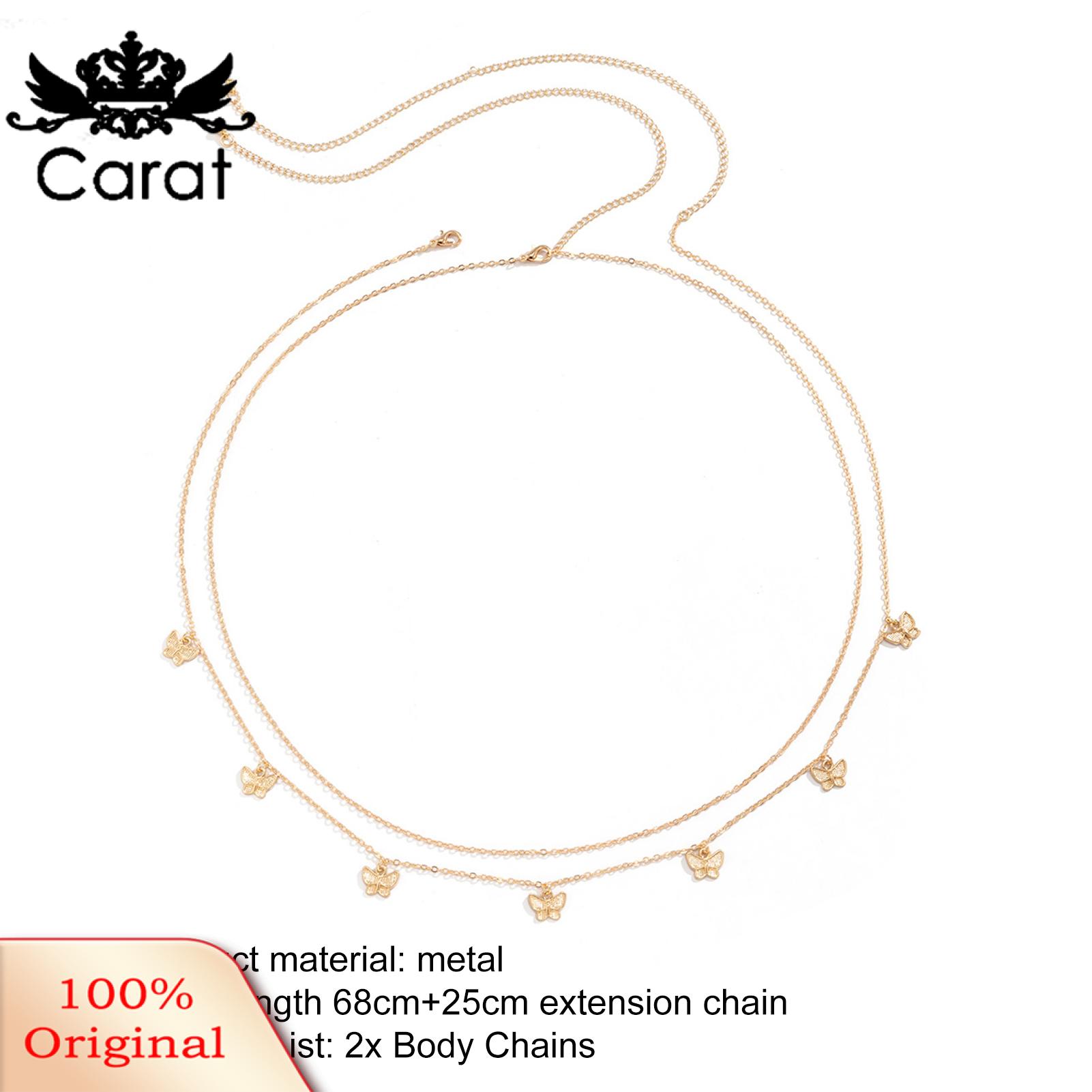 Carat Belly Chains Exquisite Adjustable Multilayer Waist Chains. 
