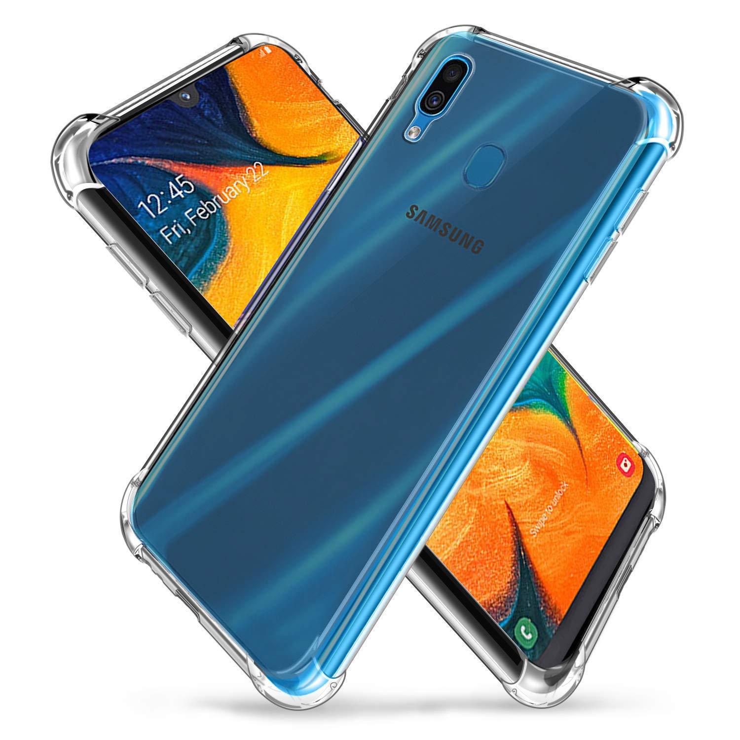 Transparent Back Case for Samsung Galaxy A20. 