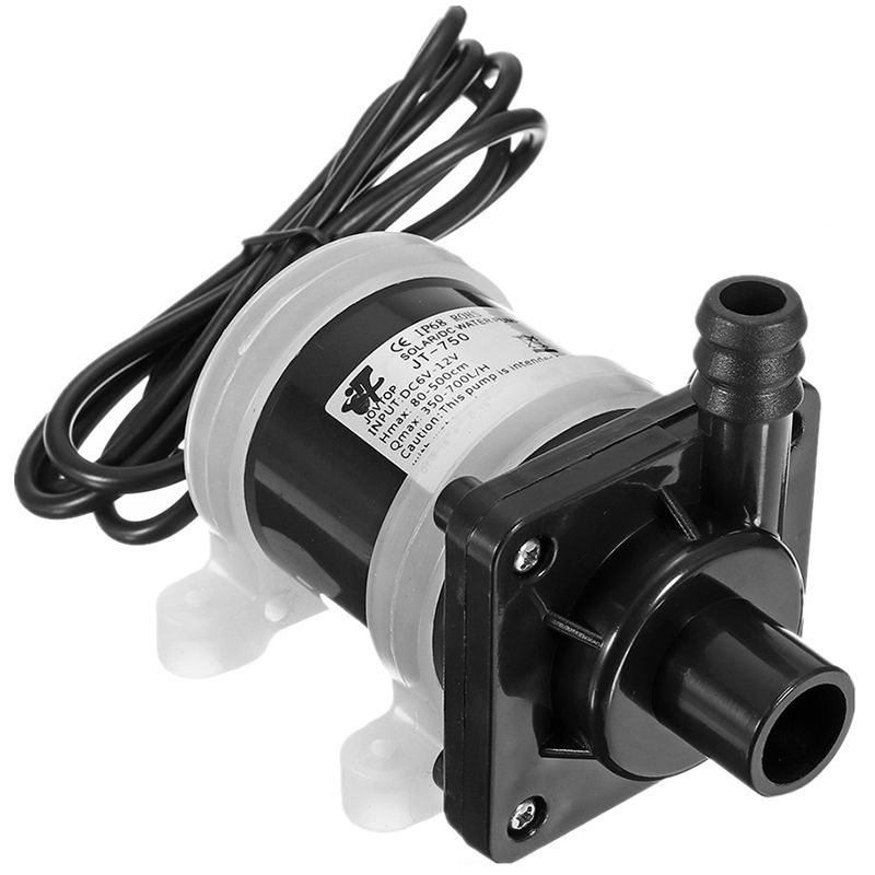 Hot sale brushless Solar Dc Water Pump Circulating Pump Submersible Land Pump Silent High Lift New Brushless Solar Water Pump 12V Mini High Pressure Water Pump 700L/H 5M Lift Pumps Accessories. 