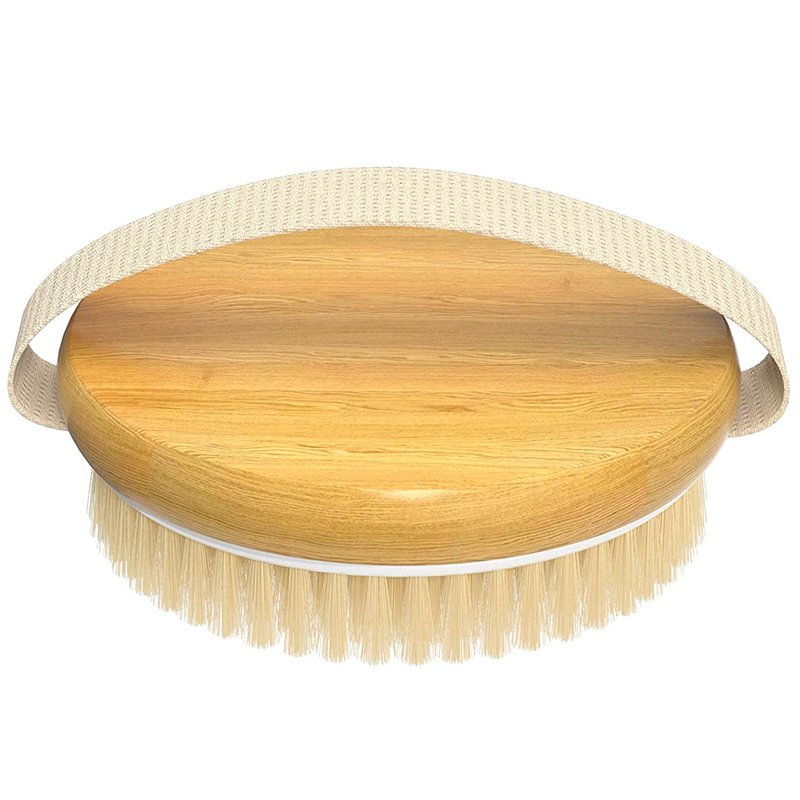 1 Pack Dry Body Brush, Shower Brush Wet and Dry Brushing, Dry Brush for Cellulite and Lymphatic, Body Scrubber with Soft. 