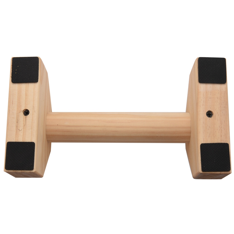 1 Pair Parallettes Gymnastics Calisthenics Handstand Bar Wooden Fitness Exercise Tools Training Gear Push-Ups Double Rod Stand. 