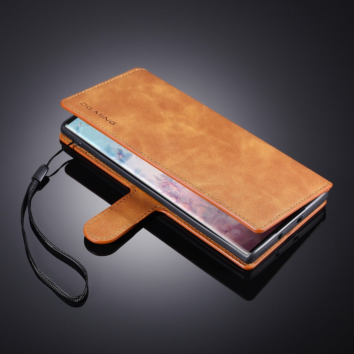 For Samsung Galaxy Note 10 Plus Premium PU Leather Magnetic Flip Case. 