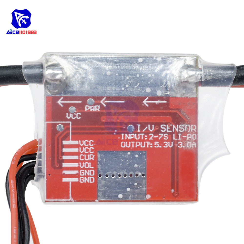 【happy one】APM 2.5 2.6 2.8 Pixhawk Power Module 90A with 5.3V DC BEC XT60 Adapter for RC Parts. 