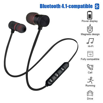 Wireless Bluetooth Sport Headphones with Stereo Sound for All Smartphones. 