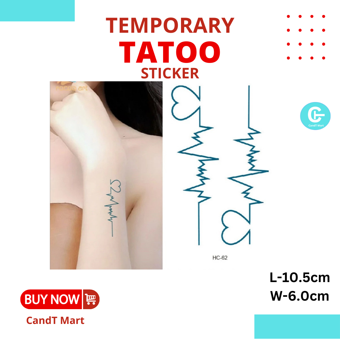 Waterproof Temporary Tattoo Stickers Body Art Hand Foot for Girl Women Men