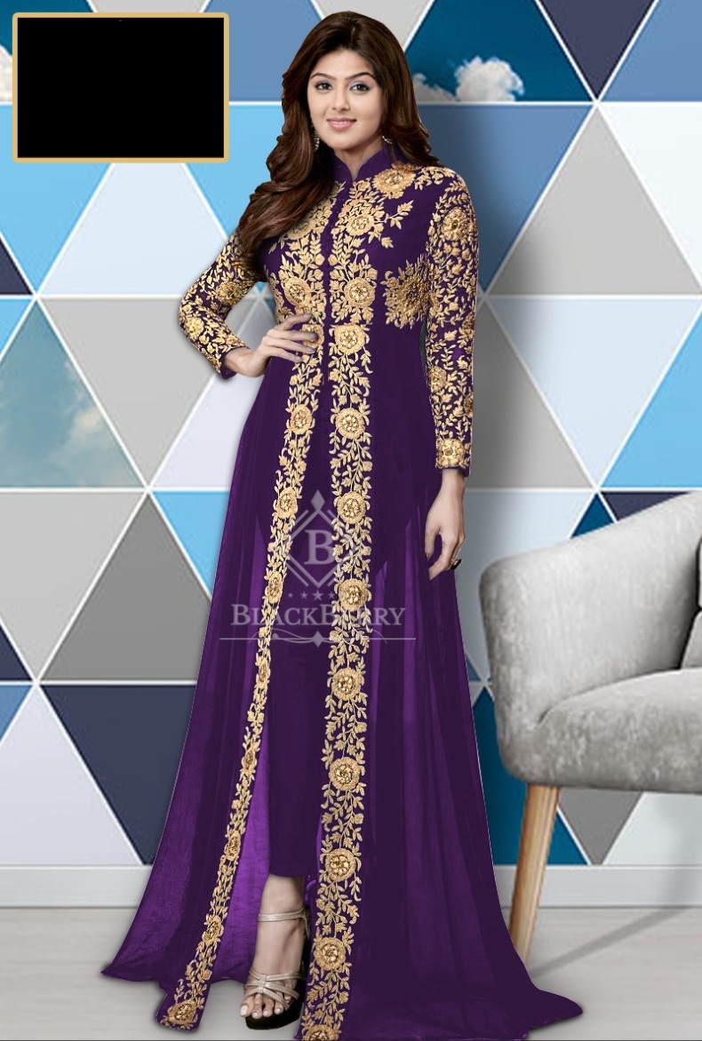 Fancy Dress Luxury Embroidered 2Pc Suit Fashion Party Wear Stitched Dress  For Girls By | Daraz.lk