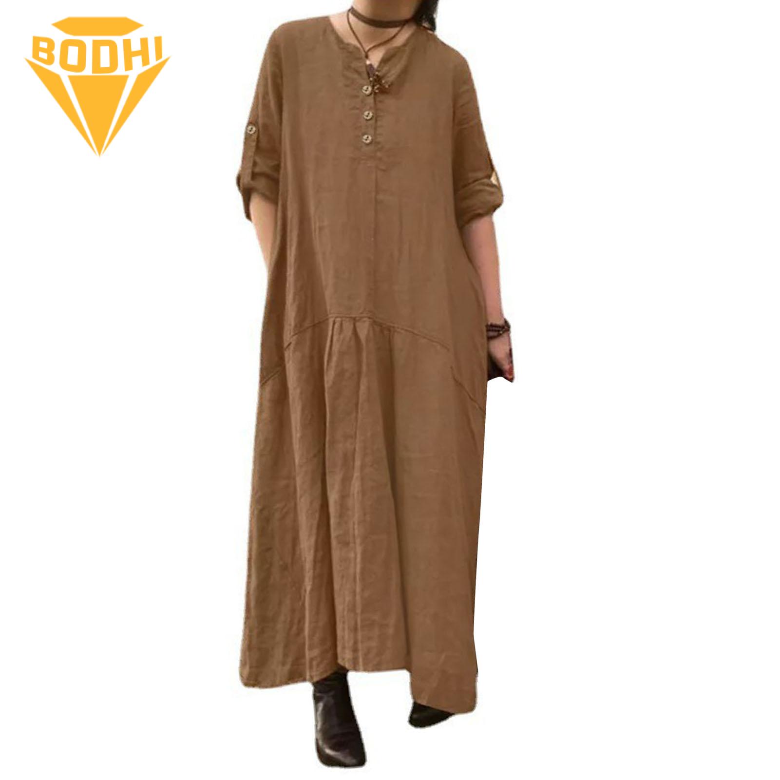 Cotton Blend Women Outfit Stylish V-neck Button Down Shirt Dress for Women Perfect for Office Daily Life Summer Parties Solid Color Loose Fit with Rolled Sleeves A-hem Design Women V-neck Button-down. 