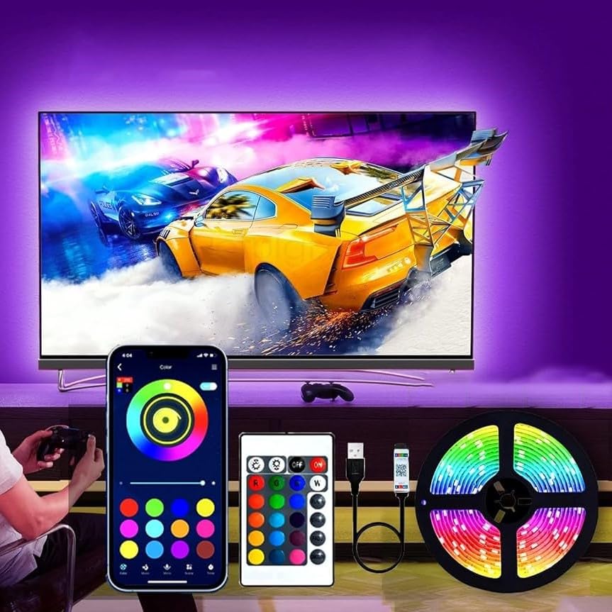 RGB 300 LED Flexible Light Strip Lamp - 5M. 
