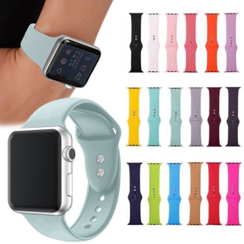 Sport Silicone I Watch Strap Band For Apple Watch Series 1/2/3/4/5/6 42mm 44mm Smart Watch W26 T55 T500 176859757 Styles_LK Online. 