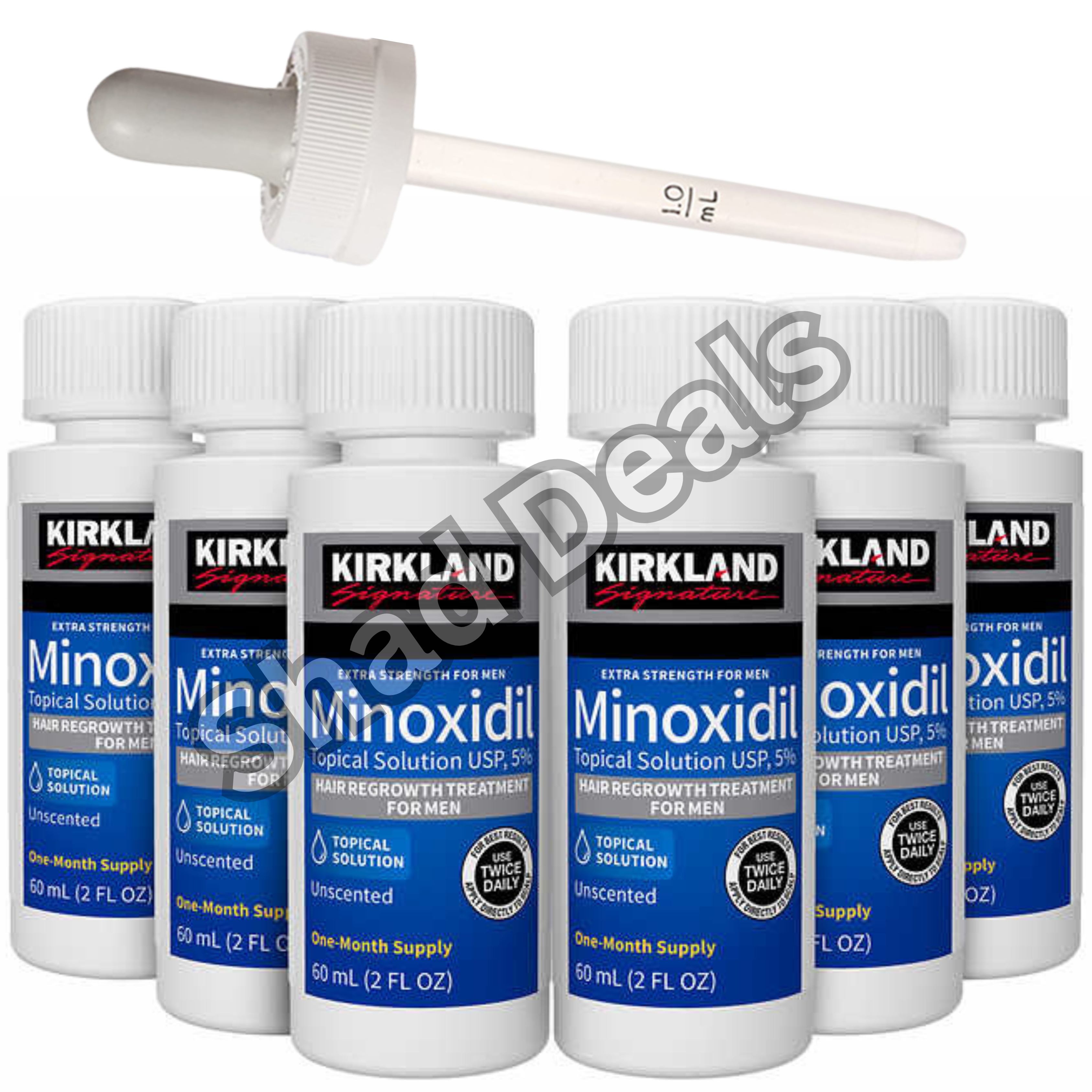 KIRKLAND MINOXIDIL 5% USA HAIR & BEARD REGROWTH TREATMENT. 