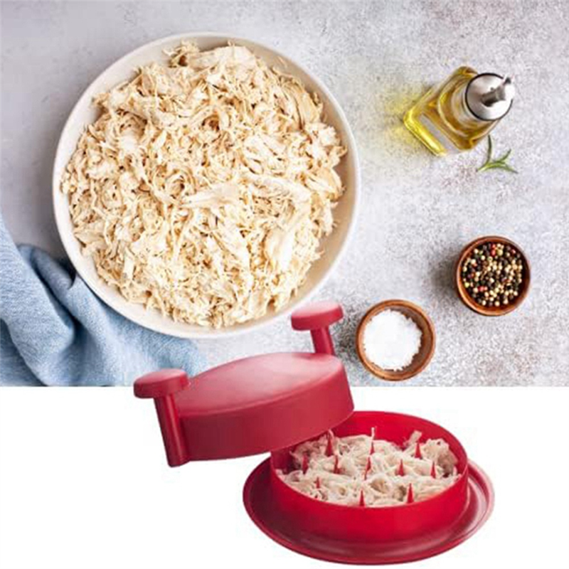 Chicken-Shredder Chicken Breast-Shredder Tool Chicken Twist Shred Chop Like Pro Salad Chopper Bowl and Cutter. 