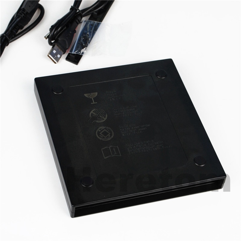 12.7mm USB 2.0 DVD/CD-ROM Case PATA SATA Drive External Enclosure For Laptop. 